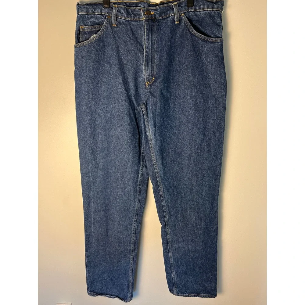 USA Union Line Denim NWT Jeans 38X34 Blue Heavyweight Relaxed Fit Work Casual